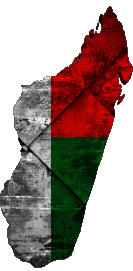 Map Madagascar Africa Flags 