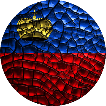 Rond Liechtenstein Europe Drapeaux 