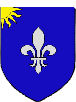 Blasone-Blasone L ILE ROUSSE 20 Dipartimenti - Città Francia Bandiere 