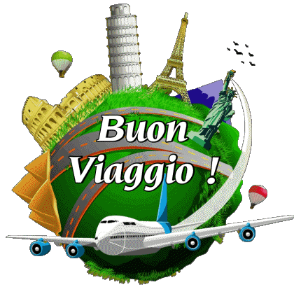 04 Sfondo trasparente Buon Viaggio Italiano Messagi 