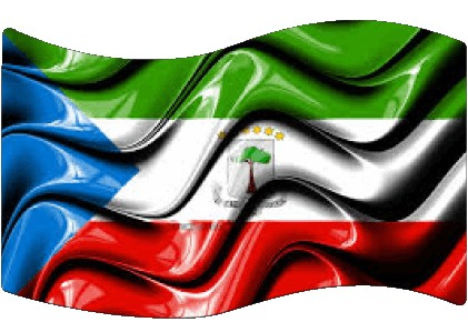 Rectangle Guinée Equatorial Afrique Drapeaux 