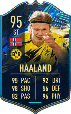 Erling Braut Haland Noruega F I F A - Jugadores  cartas Vídeo Juegos Multimedia 