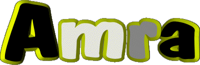 Amra A WEIBLICH - Maghreb Muslim Vorname 