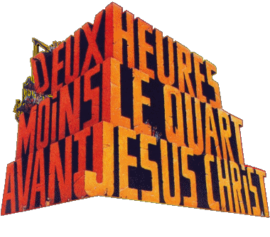 Jean Yanne-Jean Yanne Deux heures moins le quart avant Jésus-Christ Coluche Películas Francia Multimedia 