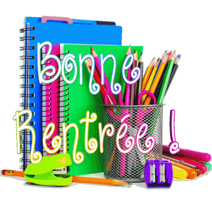 014 Transparent Background Bonne Rentrée French Messages 