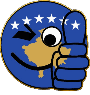 Smiley - OK Kosovo Europe Drapeaux 