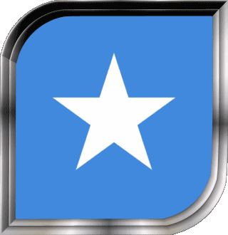 Carré Somalie Afrique Drapeaux 