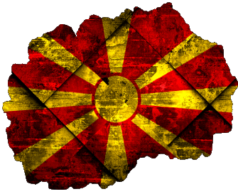 Map Macedonia Europe Flags 