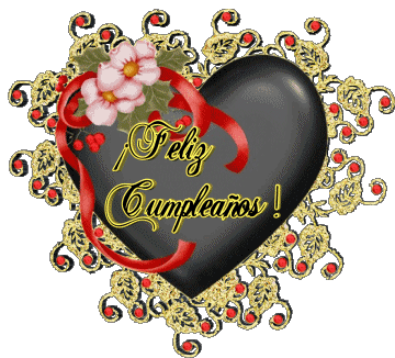 004 Corazón Feliz Cumpleaños Spanish Messages 