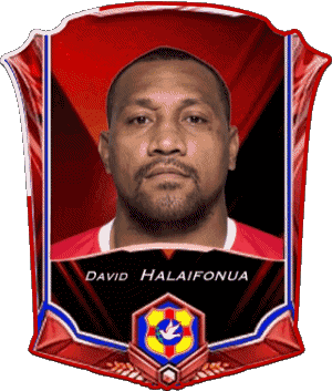 -David Halaifonua Tonga Rugby - Joueurs Sports 