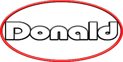 Donald D MASCULIN - UK - USA Prénoms 