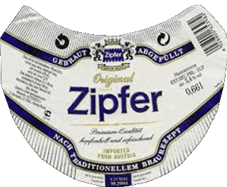 Zipfer Autriche Bières Boissons 