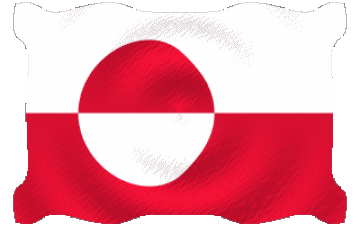 Welligkeit Grönland Amerika Fahnen 