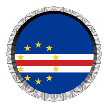 Rond - Anneaux Cap Vert Afrique Drapeaux 