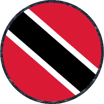Round Trinité et Tobago America Flags 
