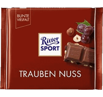Trauben nuss-Trauben nuss Ritter Sport Cioccolatini Cibo 