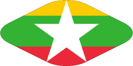 Diverso Birmania Asia Banderas 