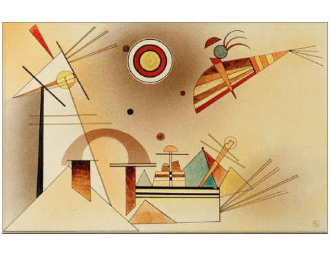 Wassily Kandinsky Künstler Maler Humor -  Fun 