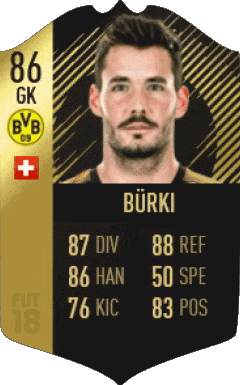 Roman Bürki Schweiz F I F A - Karten Spieler Videospiele Multimedia 