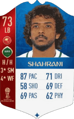 Yasser Al Shahrani Saudi-Arabien F I F A - Karten Spieler Videospiele Multimedia 