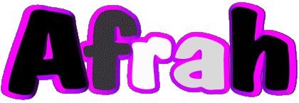 Afrah A FEMININE - Maghreb Muslim First Names 