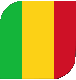 Platz Mali Afrika Fahnen 