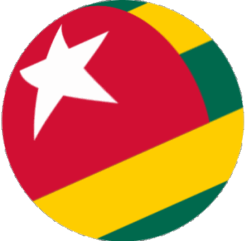 Sphere - Cube Togo Afrique Drapeaux 