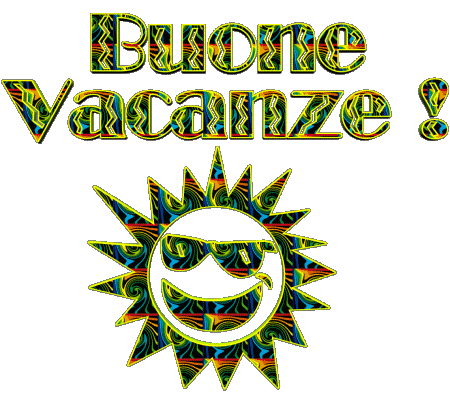 04 Transparent Background Buone Vacanze Italian Messages 