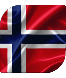 Square Norway Europe Flags 
