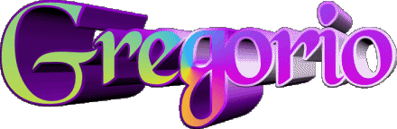 Gregorio G MASCULINE - Italy First Names 