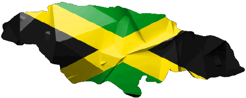 Carte Jamaïque Amériques Drapeaux 