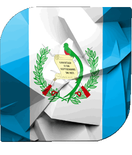 Carré Guatemala Amériques Drapeaux 