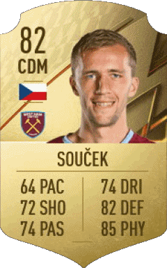 Tomás Soucek Repubblica Ceca F I F A - Giocatori carte Videogiochi Multimedia 