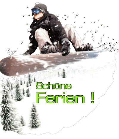 Serie 07 Schöne Ferien Winter Alemán Mensajes 