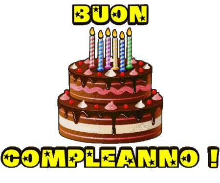 001 Dolci Buon Compleanno Italiano Messagi 
