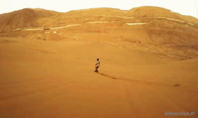 Sur le sable (Sandboarding) SnowBoard Sports Humour - Fun 