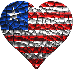 Heart Liberia Africa Flags 