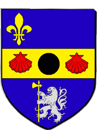 Blasón-Blasón LA TRINITE 50 Departamentos - Ciudades Francia Banderas 