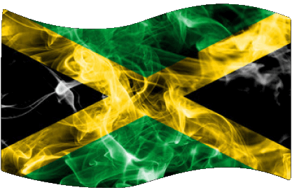 Rectangle Jamaïque Amériques Drapeaux 