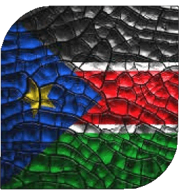 Square South Sudan Africa Flags 