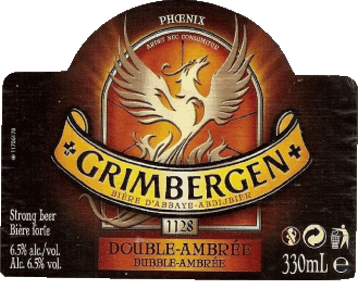 Grimbergen Bélgica Cervezas Bebidas 