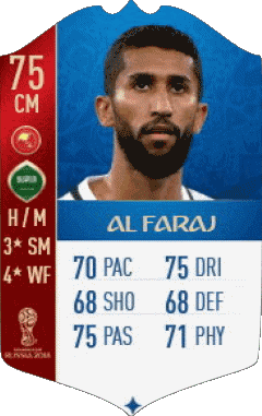 Salman Al Faraj Saudi-Arabien F I F A - Karten Spieler Videospiele Multimedia 