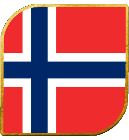 Square Norway Europe Flags 