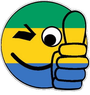 Faccina - OK Gabon Africa Bandiere 