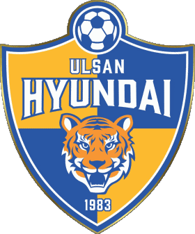 Ulsan Hyundai FC Corea del Sud Cacio Club Asia Logo Sportivo 