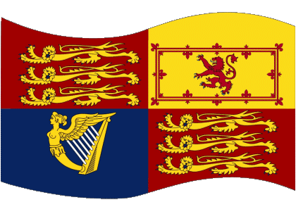 Estandarte Real Reino Unido Europa Banderas 