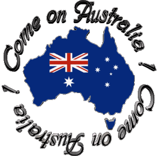 Map - Flag Come on Australia Englisch Nachrichten 