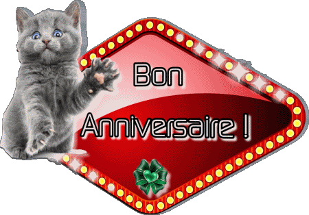 004 Animaux Bon Anniversaire Français Messages 