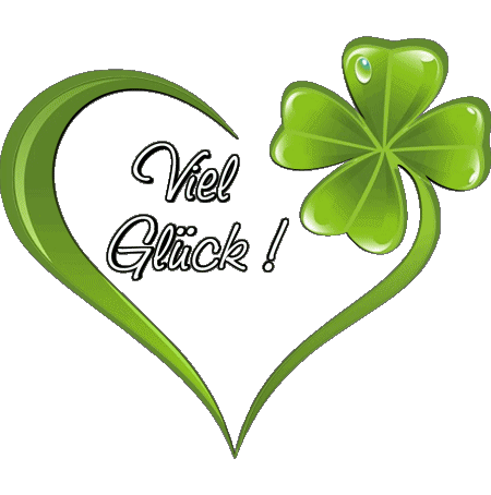 06 Transparent Background Viel Glück German Messages 