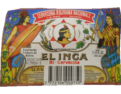 El-Inca Bolivia Cervezas Bebidas 